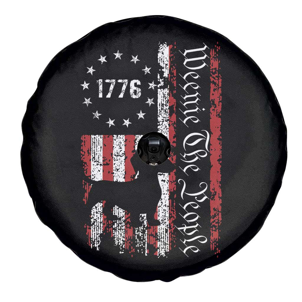 Funny 4th Of July Dachshund Lover Spare Tire Cover Weenie The People American Flag TS11 Print Your Wear