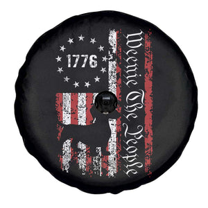Funny 4th Of July Dachshund Lover Spare Tire Cover Weenie The People American Flag TS11 Print Your Wear