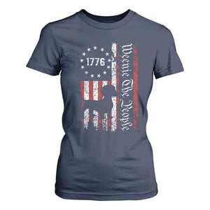Funny 4th Of July Dachshund Lover T Shirt For Women Weenie The People American Flag TS11 Navy Print Your Wear