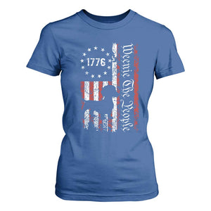 Funny 4th Of July Dachshund Lover T Shirt For Women Weenie The People American Flag TS11 Royal Blue Print Your Wear