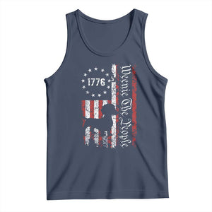 Funny 4th Of July Dachshund Lover Tank Top Weenie The People American Flag TS11 Navy Print Your Wear