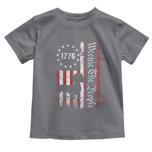 Funny 4th Of July Dachshund Lover Toddler T Shirt Weenie The People American Flag TS11 Charcoal Print Your Wear