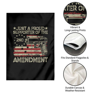 Just A Proud Supporter Of The 2nd Amendment Garden Flag Gun Owner American Flag TS11 Print Your Wear