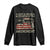 Just A Proud Supporter Of The 2nd Amendment Long Sleeve Shirt Gun Owner American Flag TS11 Black Print Your Wear