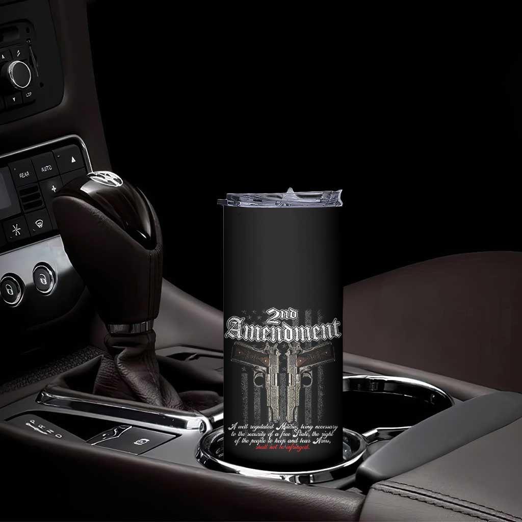 2nd Amendment Pro Gun Skinny Tumbler Gun Rights Shall Not Be Infringed Patriotic American Flag TS11 Print Your Wear