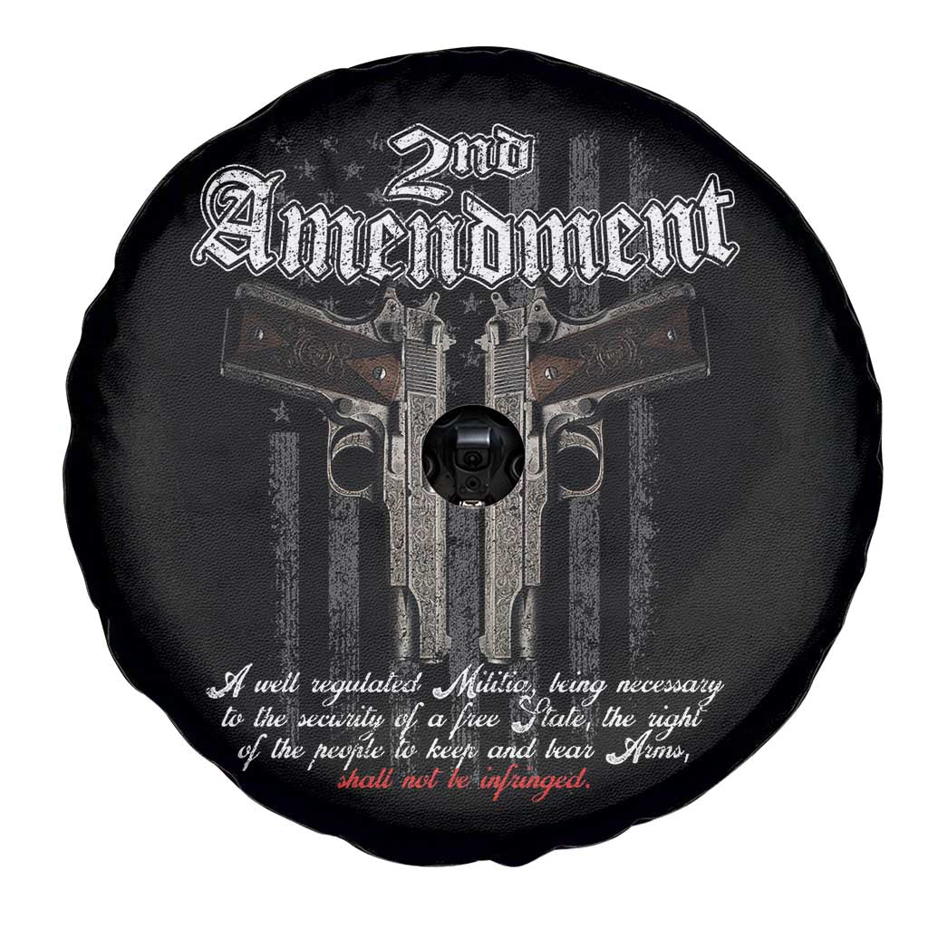 2nd Amendment Pro Gun Spare Tire Cover Gun Rights Shall Not Be Infringed Patriotic American Flag TS11 Print Your Wear