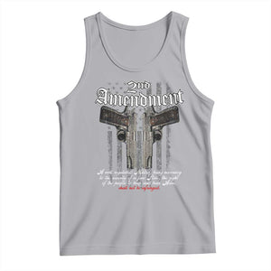 2nd Amendment Pro Gun Tank Top Gun Rights Shall Not Be Infringed Patriotic American Flag TS11 Athletic Heather Print Your Wear