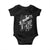 Guns Dont Kill People Do Baby Onesie 2nd Amendment American Flag TS11 Black Print Your Wear