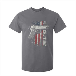 I 2nd That Second Amendment T Shirt For Kid Pro Gun American Flag Patriotic TS11 Charcoal Print Your Wear