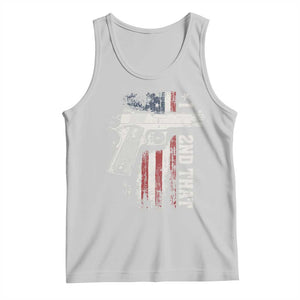 I 2nd That Second Amendment Tank Top Pro Gun American Flag Patriotic TS11 Ash Print Your Wear