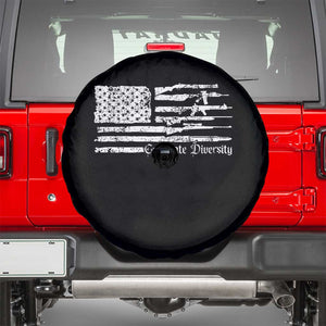 Funny Pro Gun Celebrate Diversity Spare Tire Cover 2nd Amendment Vintage American Flag TS11 Black Print Your Wear