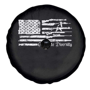Funny Pro Gun Celebrate Diversity Spare Tire Cover 2nd Amendment Vintage American Flag TS11 Print Your Wear