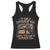 It Only Offends You Until The Day It Defends You Racerback Tank Top Pro Gun American Flag TS11 Black Print Your Wear