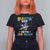 Funny Back To School Space T Shirt For Women Blastin' Off Into 3rd Grade Astronaut Rocket TS11 Black Print Your Wear