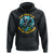 Funny Back To School Space Hoodie 4TH Grade Is Out Of This World Dinosaur Astronaut Planet TS11 Black Print Your Wear