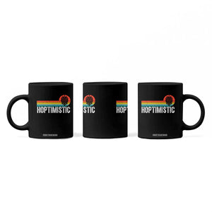 Funny Hops Craft Beer Lover Coffee Mug Hoptimistic Retro Vintage Home Brewing TS11 Print Your Wear