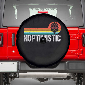 Funny Hops Craft Beer Lover Spare Tire Cover Hoptimistic Retro Vintage Home Brewing TS11 Black Print Your Wear