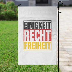 Proud Germany Garden Flag Einigkeit Recht Freiheit German Flag TS11 Print Your Wear