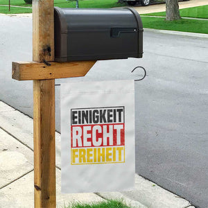 Proud Germany Garden Flag Einigkeit Recht Freiheit German Flag TS11 Print Your Wear
