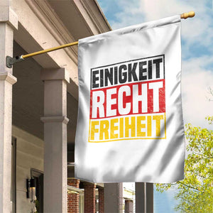 Proud Germany Garden Flag Einigkeit Recht Freiheit German Flag TS11 Print Your Wear