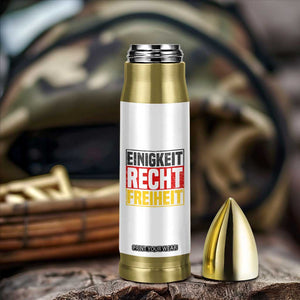 Proud Germany Bullet Tumbler Einigkeit Recht Freiheit German Flag TS11 Print Your Wear