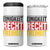 Proud Germany 4 in 1 Can Cooler Tumbler Einigkeit Recht Freiheit German Flag TS11 One Size: 16 oz White Print Your Wear