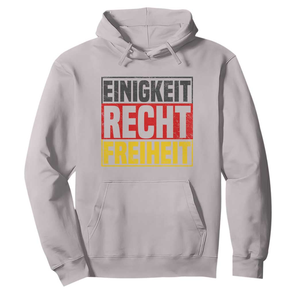 Proud Germany Hoodie Einigkeit Recht Freiheit German Flag TS11 Ice Gray Print Your Wear