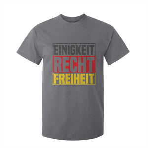 Proud Germany T Shirt For Kid Einigkeit Recht Freiheit German Flag TS11 Charcoal Print Your Wear