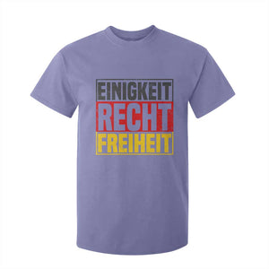 Proud Germany T Shirt For Kid Einigkeit Recht Freiheit German Flag TS11 Violet Print Your Wear