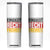 Proud Germany Skinny Tumbler Einigkeit Recht Freiheit German Flag TS11 White Print Your Wear