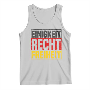 Proud Germany Tank Top Einigkeit Recht Freiheit German Flag TS11 Ash Print Your Wear