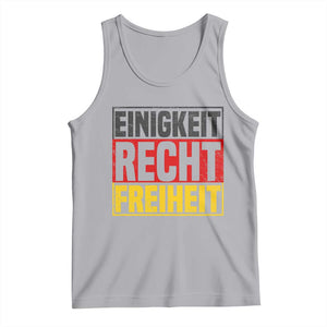 Proud Germany Tank Top Einigkeit Recht Freiheit German Flag TS11 Athletic Heather Print Your Wear