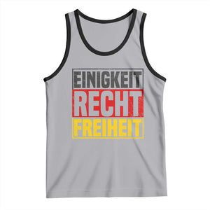 Proud Germany Tank Top Einigkeit Recht Freiheit German Flag TS11 Athletic Heather Black Print Your Wear