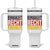 Proud Germany Tumbler With Handle Einigkeit Recht Freiheit German Flag TS11 One Size: 40 oz White Print Your Wear