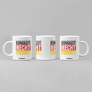 Proud Germany Coffee Mug Einigkeit Recht Freiheit German Flag TS11 Print Your Wear