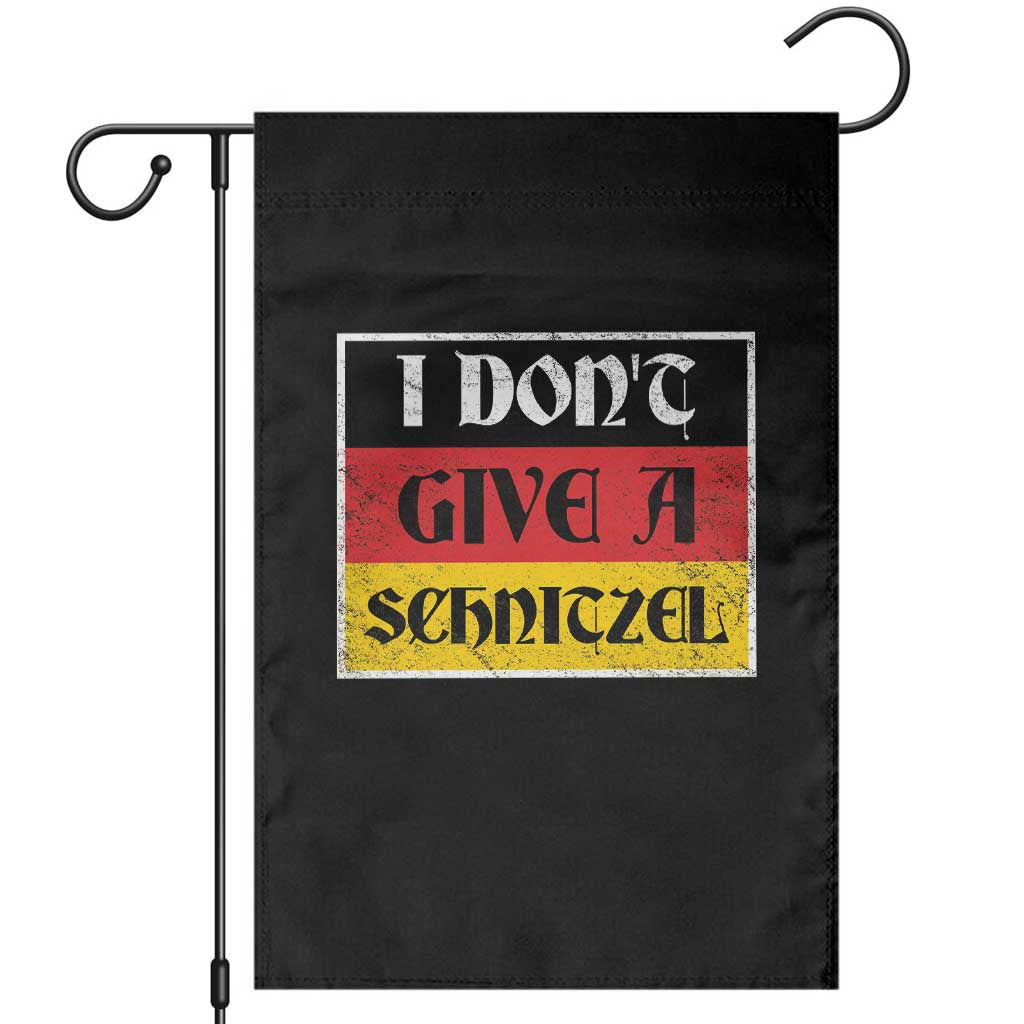 German Beer Drinking Garden Flag I Don't Give A Schnitzel Oktoberfest TS11 Black Print Your Wear