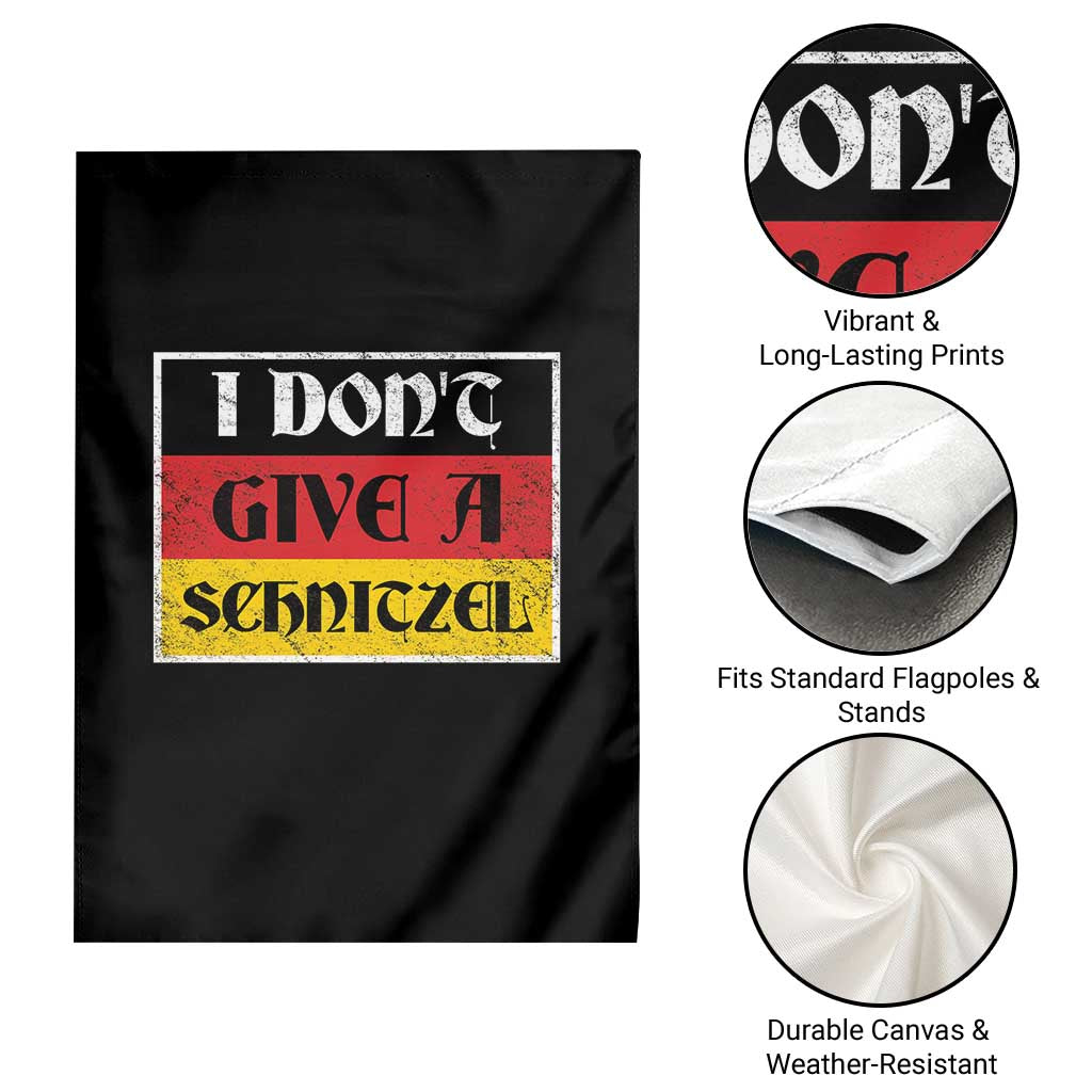German Beer Drinking Garden Flag I Don't Give A Schnitzel Oktoberfest TS11 Print Your Wear