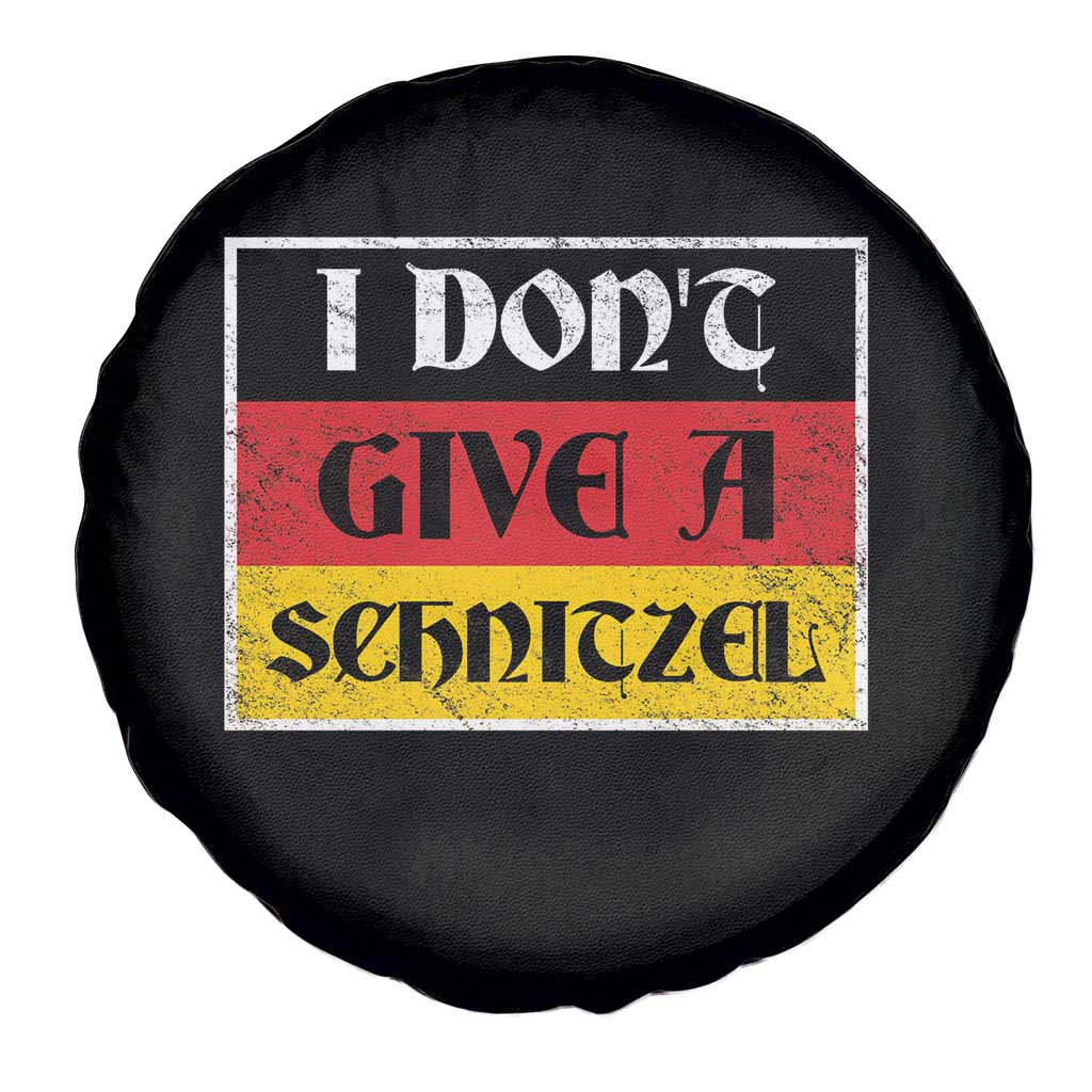 German Beer Drinking Spare Tire Cover I Don't Give A Schnitzel Oktoberfest TS11 Print Your Wear