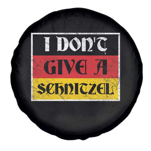German Beer Drinking Spare Tire Cover I Don't Give A Schnitzel Oktoberfest TS11 Print Your Wear