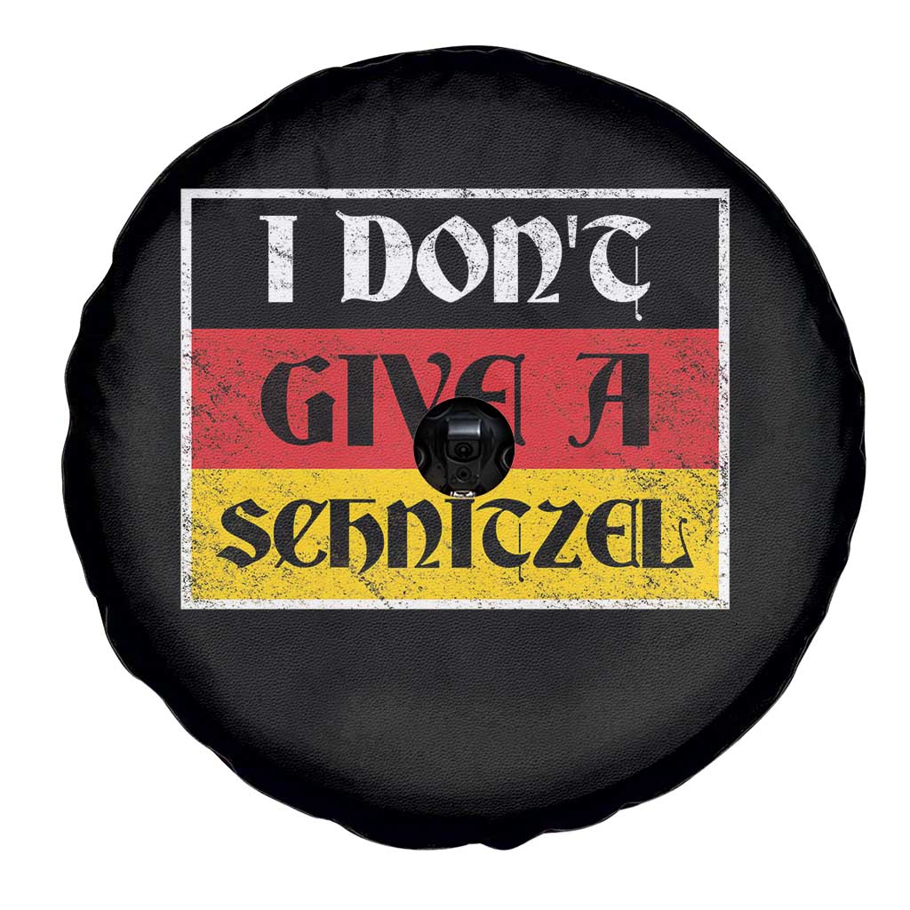 German Beer Drinking Spare Tire Cover I Don't Give A Schnitzel Oktoberfest TS11 Print Your Wear