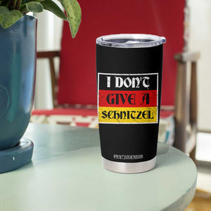 German Beer Drinking Tumbler Cup I Don't Give A Schnitzel Oktoberfest TS11 Print Your Wear