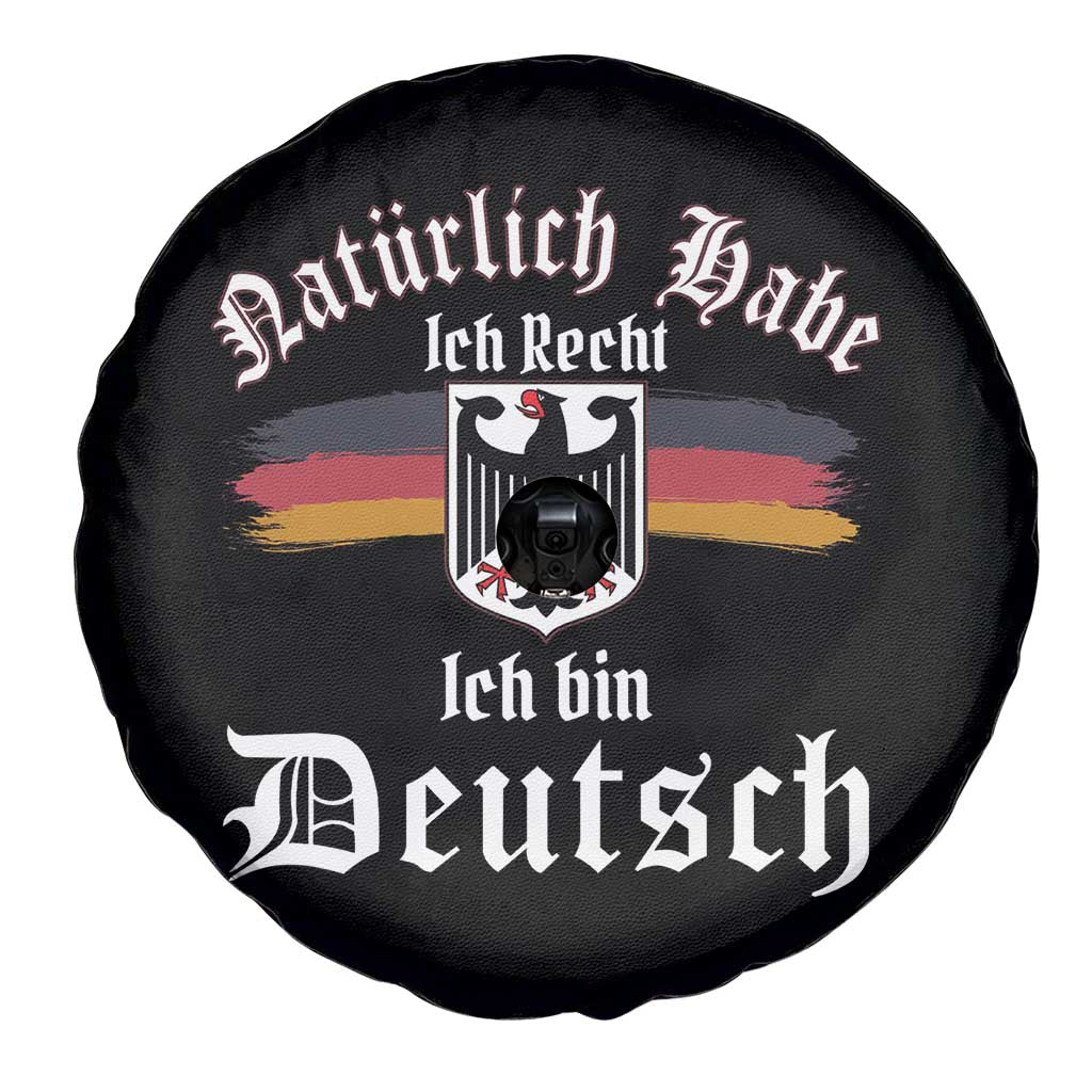 Proud Germany Spare Tire Cover Naturlich Bate Ich Recht Ich Bin Deutsch TS11 Print Your Wear