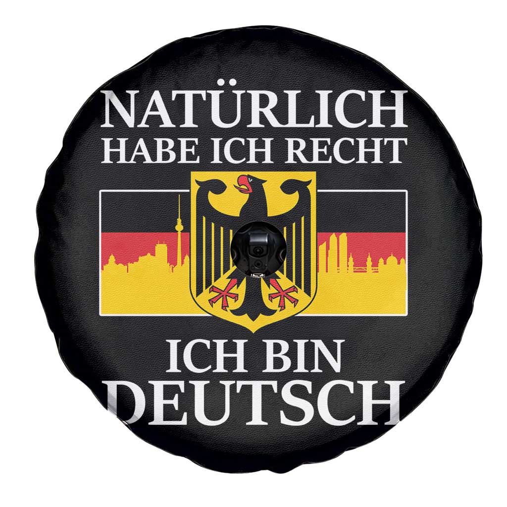 Proud Germany Spare Tire Cover Naturlich Habe Ich Recht Ich Bin Deutsch TS11 Print Your Wear