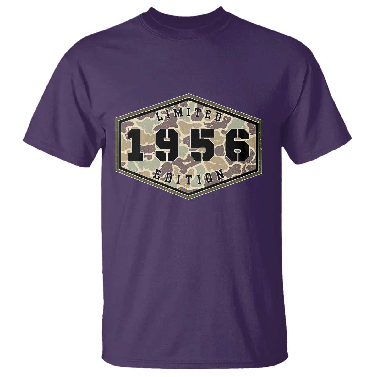 70th Birthday Hunting T Shirt 1956 Limited Edition Vintage Camouflage Gifts For Turning 70