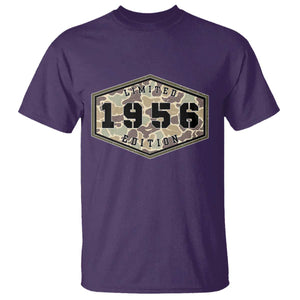 70th Birthday Hunting T Shirt 1956 Limited Edition Vintage Camouflage Gifts For Turning 70