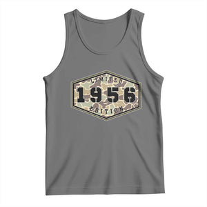 70th Birthday Hunting Tank Top 1956 Limited Edition Vintage Camouflage Gifts For Turning 70