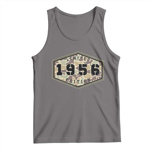 70th Birthday Hunting Tank Top 1956 Limited Edition Vintage Camouflage Gifts For Turning 70