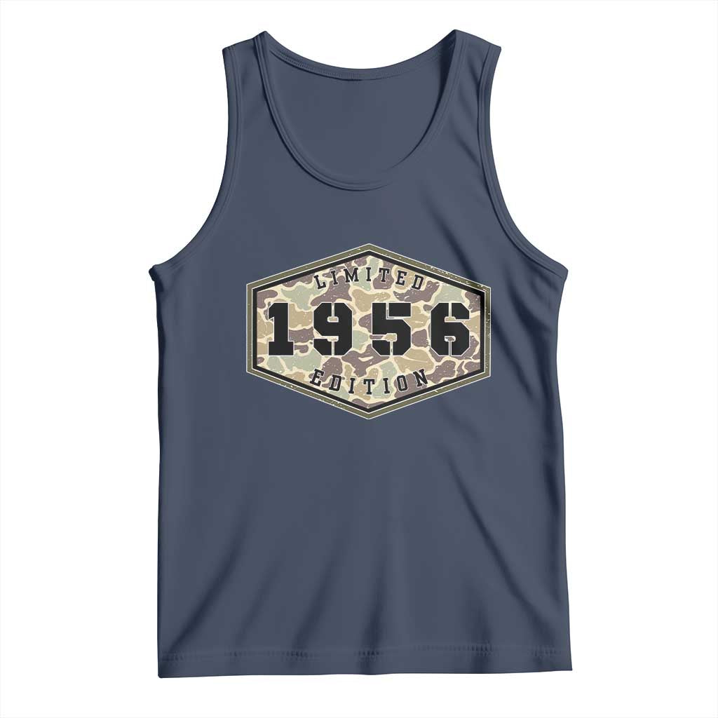 70th Birthday Hunting Tank Top 1956 Limited Edition Vintage Camouflage Gifts For Turning 70