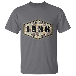 90th Birthday Hunting T Shirt 1936 Limited Edition Vintage Camouflage Gifts For Turning 90