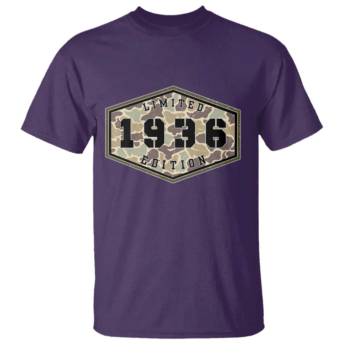 90th Birthday Hunting T Shirt 1936 Limited Edition Vintage Camouflage Gifts For Turning 90